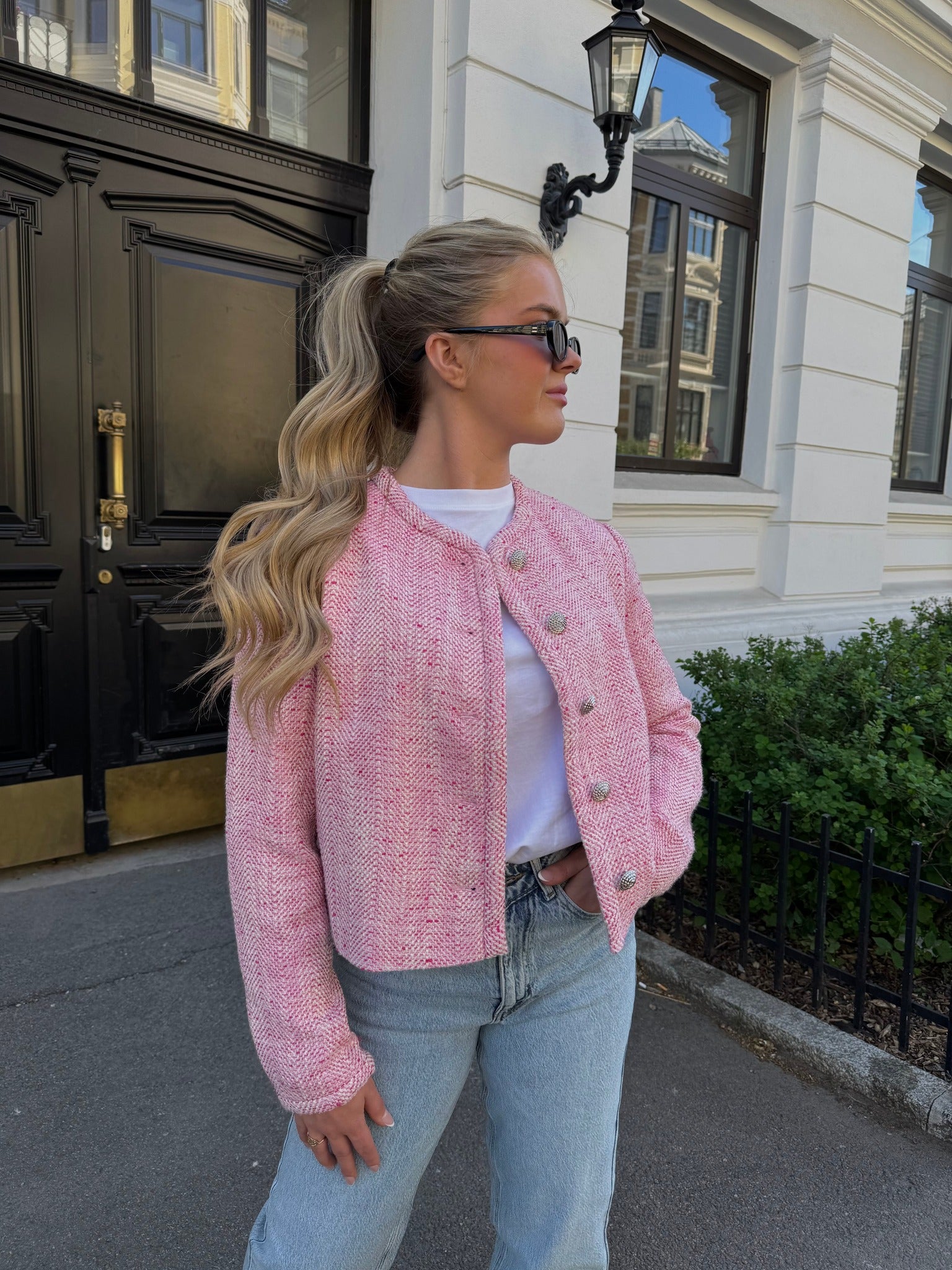 YASNORALI Jacket - Sachet Pink